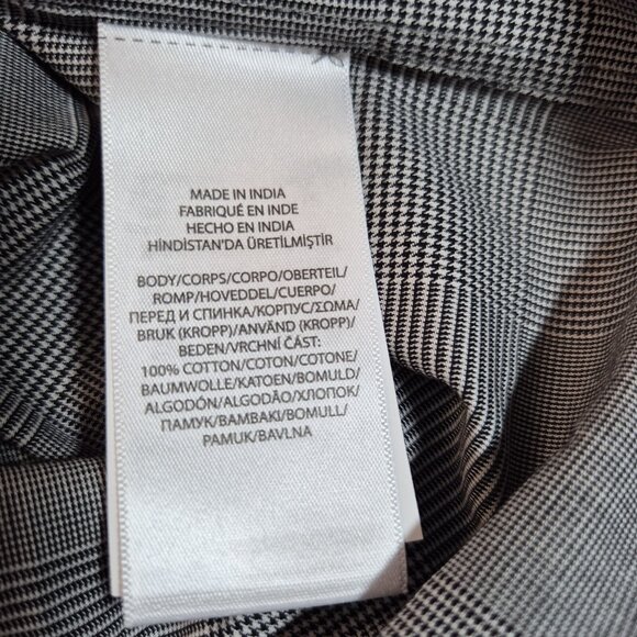 Polo Ralph Lauren Mens long sleeve Shirt Size M Classic Fit Gray Check (59) - Picture 5 of 9